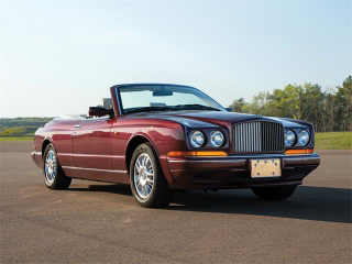 Burgundy Bentleys like this Azure are fantastic.